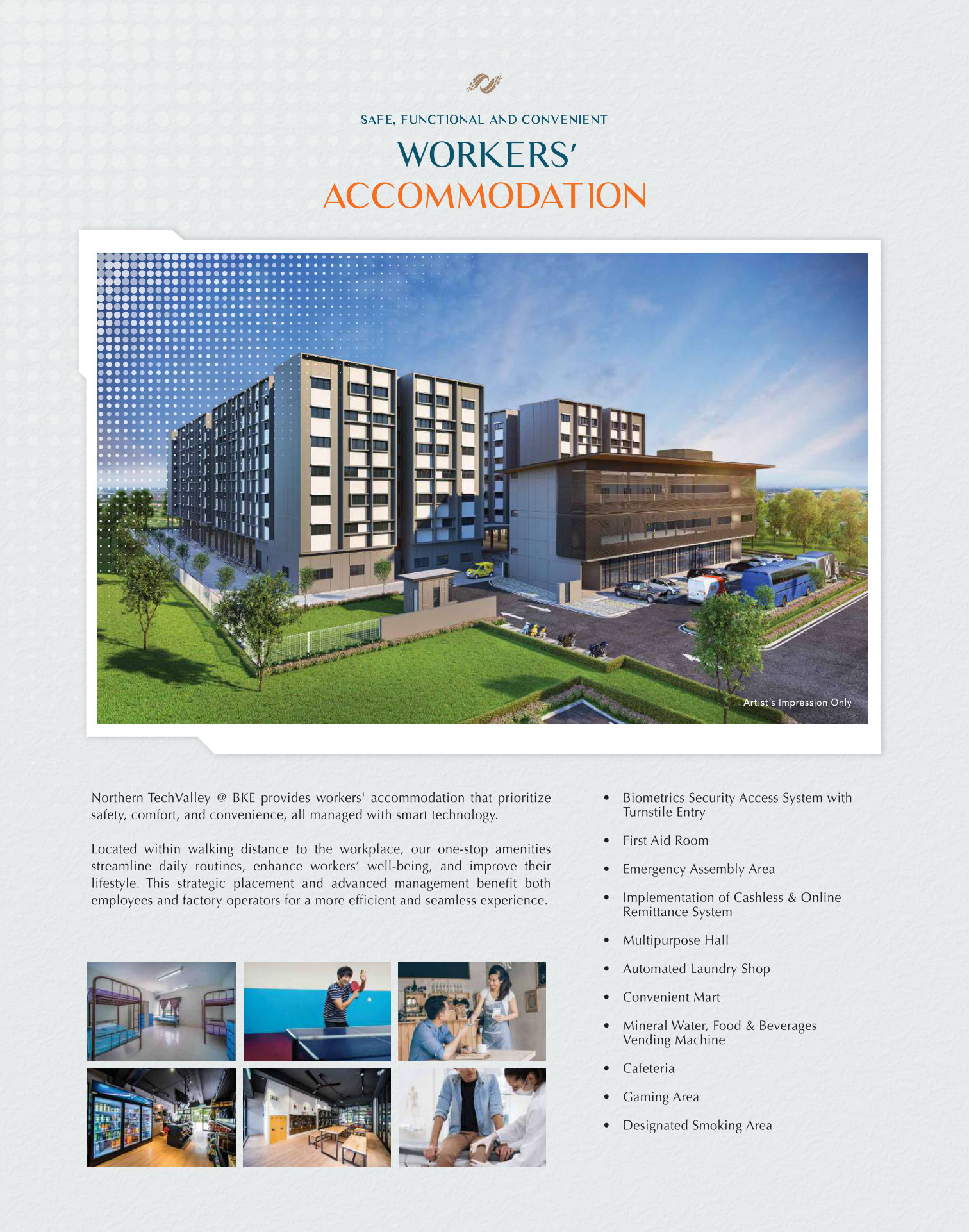 Workers accommodation building at Northern TechValley with smart access systems